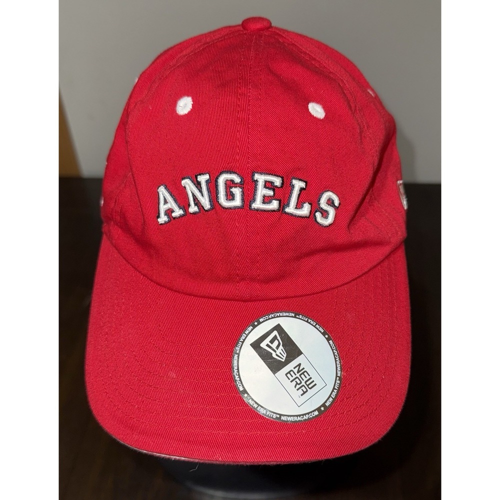 Angels Red Baseball Cap MLB 08 The Show Promotional Hat New Era Adjustable Strap
